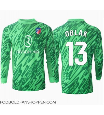 Atletico Madrid Jan Oblak #13 Målmand Udebanetrøje 2024-25 Langærmet